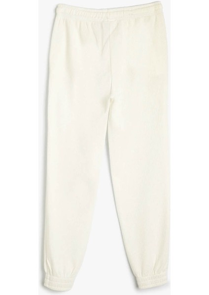 Kız Çocuk Eşofman Altı Ekru 5WKG40170AK