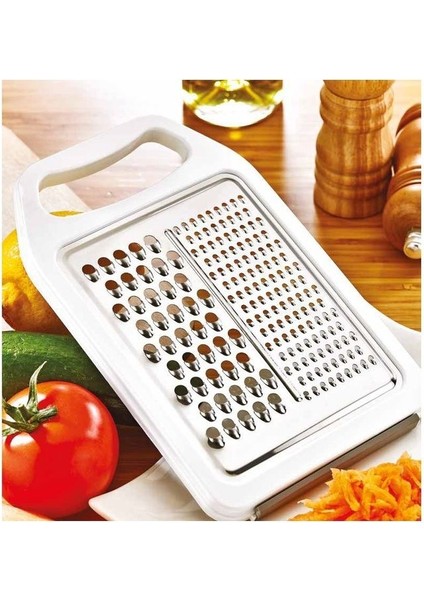 Çelik Çift Rende Beyaz