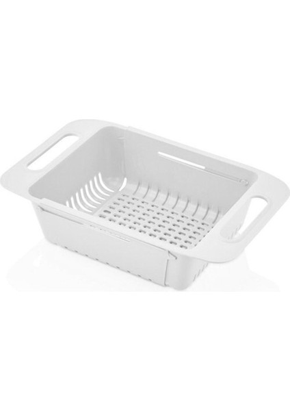 Ev Gereçleri Ayarlanabilir Lavabo Süzgeci Uzun Kısa Ayarlı Evye Meyve Sebze Salata Yıkama 1 Parça P modelleri