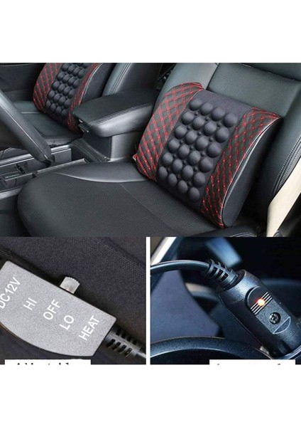 Araba Için Elektrikli Masaj Yapan Bel Yastığı modelleri