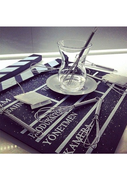 Silikon Paslanmaz Çelik Çırpıcı Şeklinde Mini Çay Kahve Kaşığı 1 Adet fiyatları