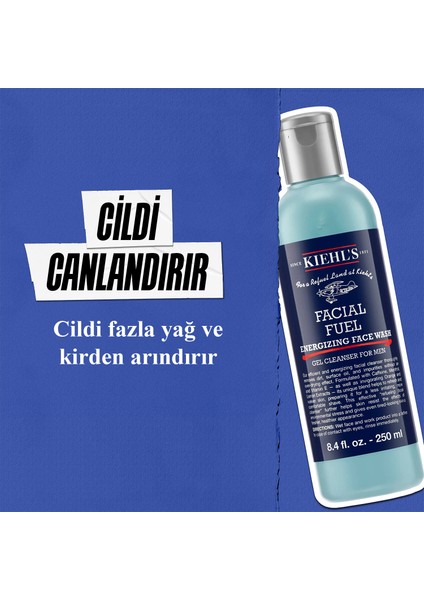 Facial Fuel Erkekler Için Cildi Canlandıran Yüz Temizleme Jeli 75 ml