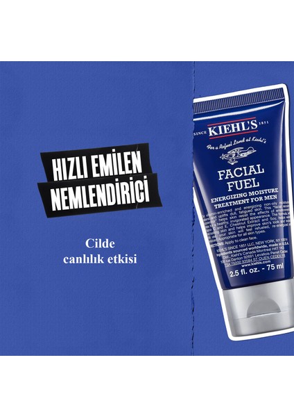 Facial Fuel Erkekler Için Cildi Canlandıran Günlük Nemlendirici 125 ml