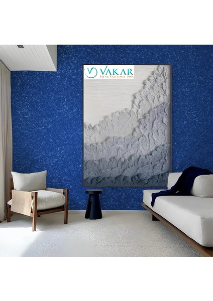 Canlı Sıva İpek Sıva Dekoratif Sıva Eco 13 Koyu Mavi