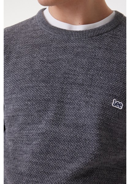 Value Coll. M Crew Neck Knitwear Erkek Kazak L212149035 Gray