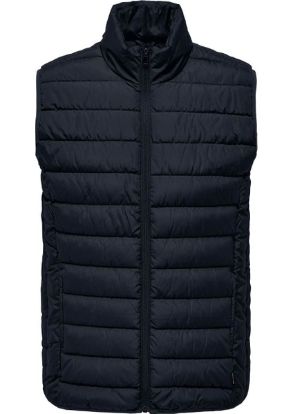 Onsbrody Quılt Vest Otw Vd Erkek Yelek 22027450 Dark Navy