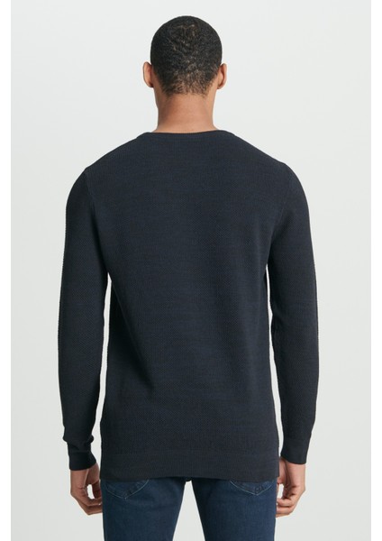 Value Coll. M Crew Neck Knitwear Erkek Kazak L212149410 Navy