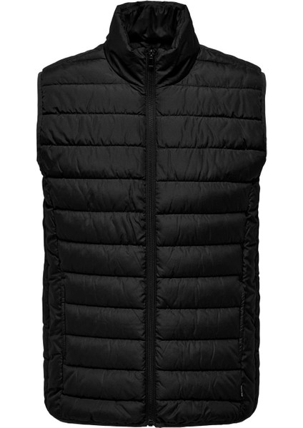 Onsbrody Quılt Vest Otw Vd Erkek Yelek 22027450 Black