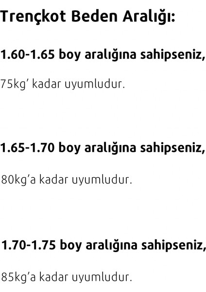 Bej Salaş Pamuk Gabardin Astarsız Trençkot
