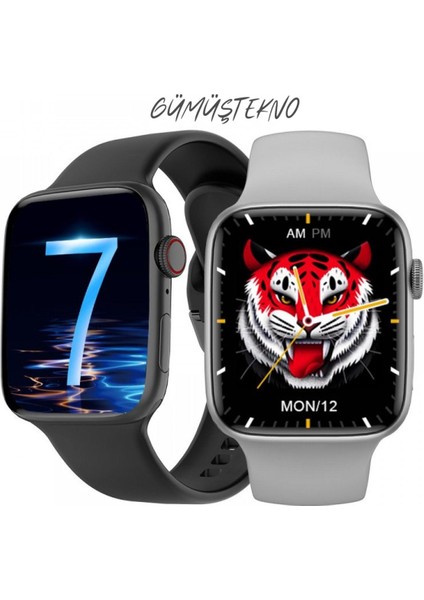 Dt No 1 Watch 7 Akıllı Saat Serisi Tam Ekran Nfc Gps Takip Bt Arama Realme 9i Uyumlu