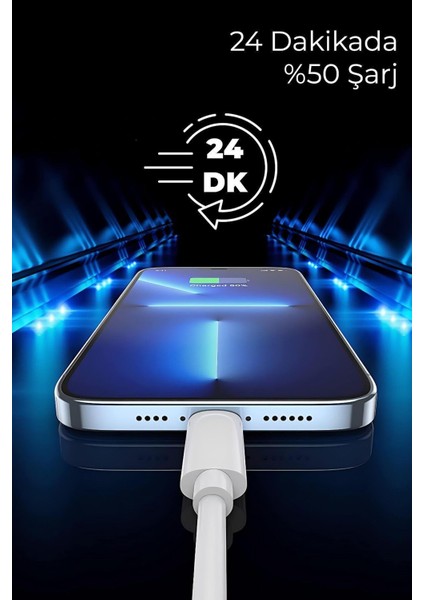 Deji Samsung Hızlı Şarj Aleti Galaxy S21 - S21 Plus - S21 Fe - S21 Ultra S23 Fe Uyumlu 25W Type-C