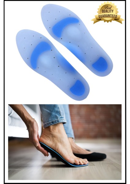 Yumuşak ve esnek silikon tabanlık, ark takviyeli, 34-46 numara rahat kullanım modelleri