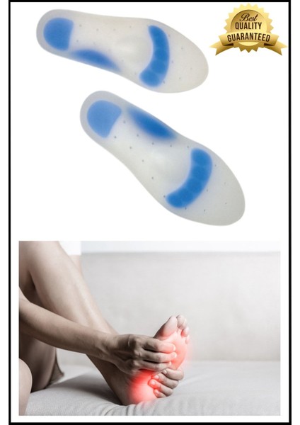 Yumuşak ve esnek silikon tabanlık, ark takviyeli, 34-46 numara rahat kullanım fırsatları