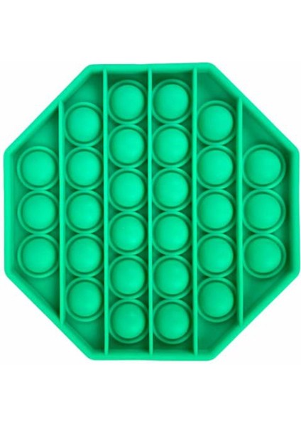 Sekizgen Tek Renk Pop Push It Anti Stres Baloncukları Bubble Fidget modelleri