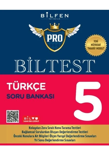 Bilfen Yayınları 5. Sınıf Türkçe Biltest Pro Soru Bankası