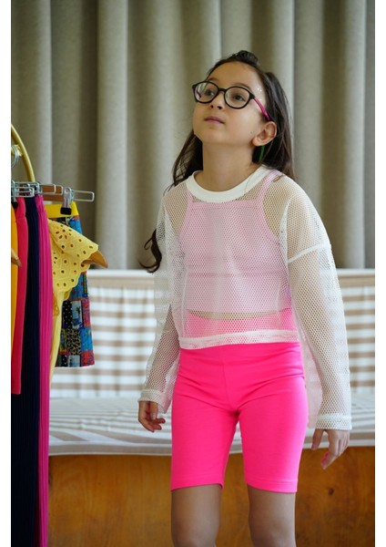 File Üst Crop Uzun Kol fiyatları