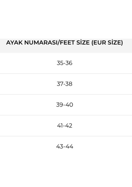 Ark Destekli Kauçuk Tabanlık 4/3