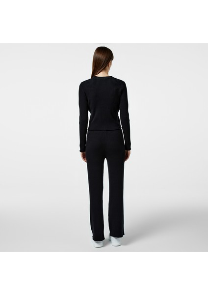 Kadın Siyah Regular Fit Pantolon 47P310T.0TB fiyatları