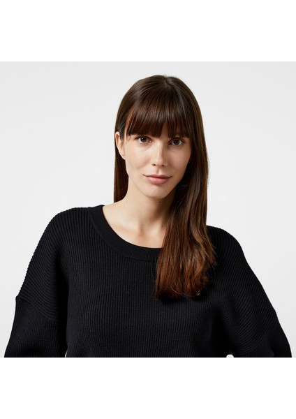 Kadın Siyah Regular Fit Triko 47S005T.0TB fırsatları