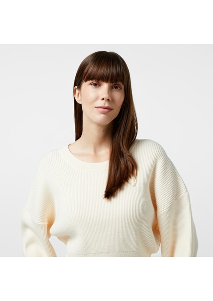 Kadın Beyaz Regular Fit Triko 47S005T.1MA fırsatları