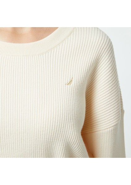 Kadın Beyaz Regular Fit Triko 47S005T.1MA indirimleri