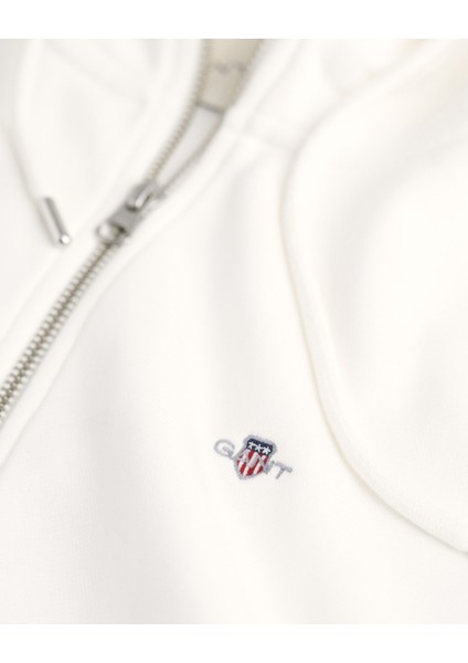 Kadın Beyaz Relaxed Fit Kapüşonlu Sweatshirt 4201412.113 fırsatları