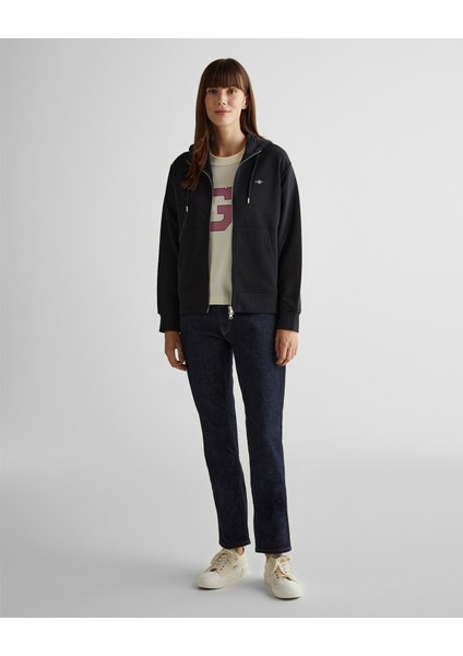 Kadın Siyah Relaxed Fit Kapüşonlu Sweatshirt 4201412.5 modelleri