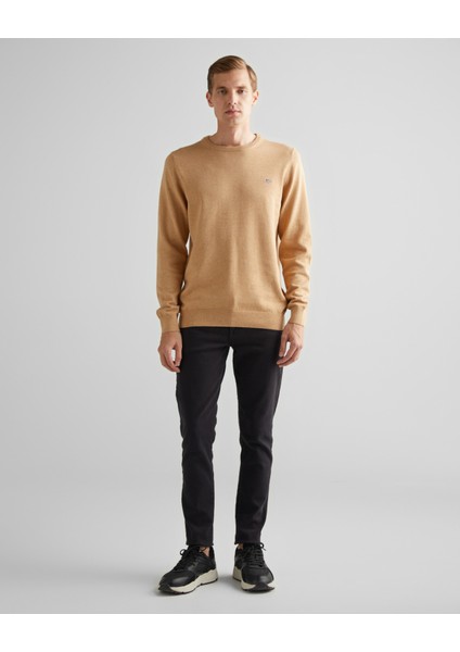 Erkek Bej Regular Fit Bisiklet Yaka Kazak 8030561.296 modelleri