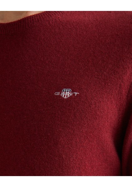 Erkek Kırmızı Regular Fit Bisiklet Yaka Kazak 87211.604 indirimleri