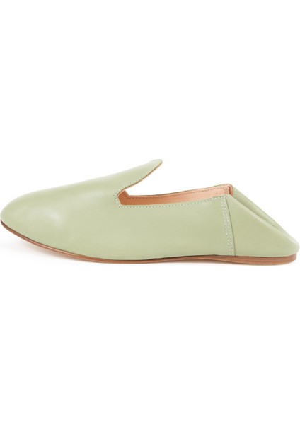 Deri Yeşil Kadın Loafer La Green fiyatları