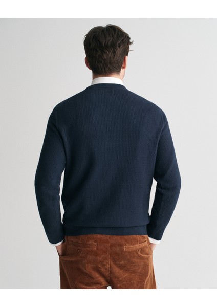 Erkek Lacivert Regular Fit Bisiklet Yaka Kazak 8030210.433 fiyatları