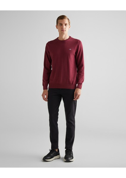 Erkek Bordo Regular Fit Bisiklet Yaka Kazak 8030561.638 modelleri