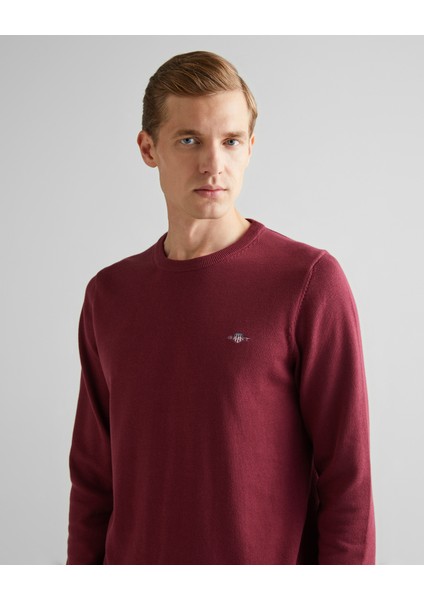 Erkek Bordo Regular Fit Bisiklet Yaka Kazak 8030561.638 fırsatları