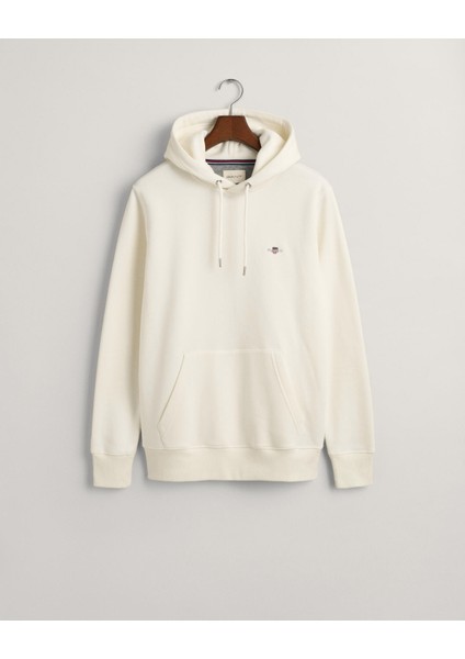 Erkek Beyaz Regular Fit Kapüşonlu Sweatshirt 2007058.113 fırsatları