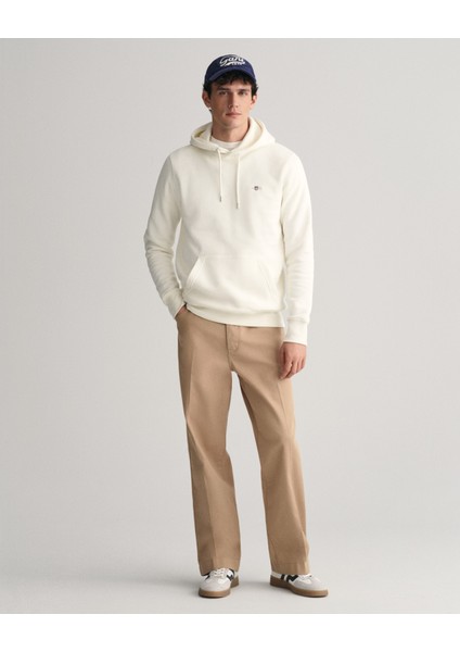 Erkek Beyaz Regular Fit Kapüşonlu Sweatshirt 2007058.113 indirimleri