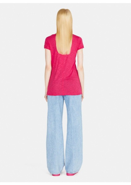 V Yaka Mercan Kadın T-Shirt 3TNHL400E indirimleri