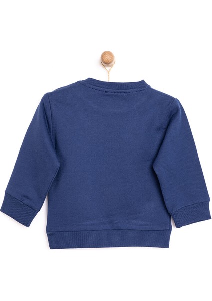 Basic Az Şardonlu Okul Temalı Sweatshirt Erkek Bebek fiyatları