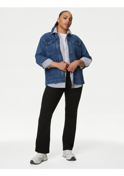 Yüksek Bel Flared Jegging Pantolon fiyatları