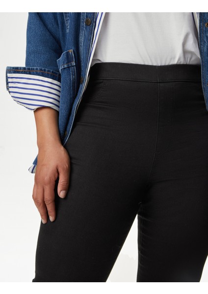 Yüksek Bel Flared Jegging Pantolon modelleri