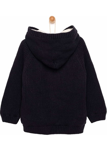 Basic Unisex Peluş Triko Hırka Unisex