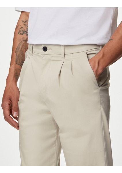 Tapered Fit Chino Pantolon