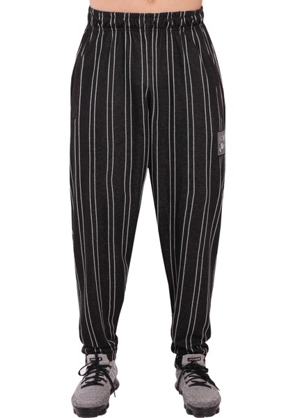 Çizgili Şalvar Kesim Body Pantolon Big Sam 1196