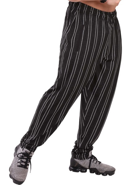 Çizgili Şalvar Kesim Body Pantolon Big Sam 1196 fırsatları