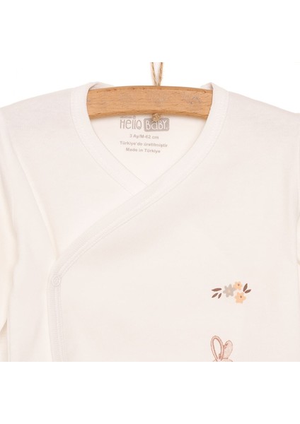 Yenidoğan Kız Bebek Sevimli Tavşan ve Kirpi Zıbın-Şapka Patikli Alt 3lü Set Kız Bebek modelleri