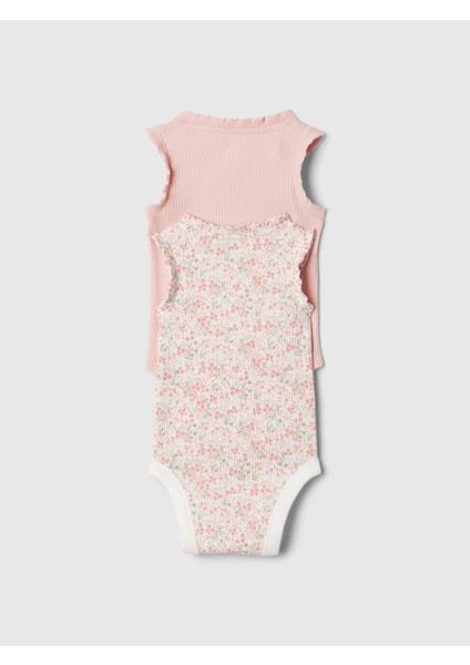 Bebek Pembe First Favorites Fitilli 2'li Bodysuit Seti modelleri