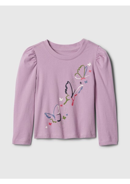 Kız Bebek Lila Mix & Match T-Shirt