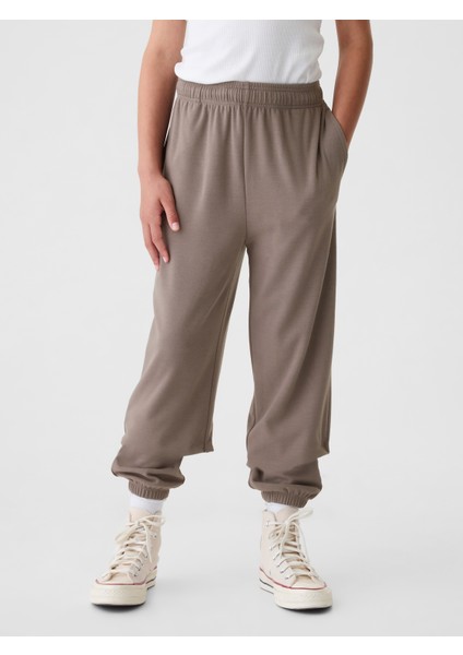 Erkek Çocuk Kahverengi Vintage Soft Jogger Eşofman Altı modelleri