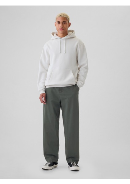 Erkek Yeşil Gapflex Modern Khaki Baggy Pantolon