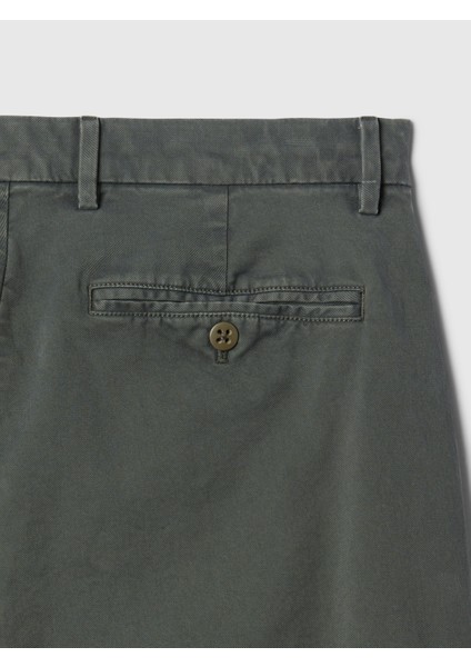 Erkek Yeşil Gapflex Modern Khaki Baggy Pantolon