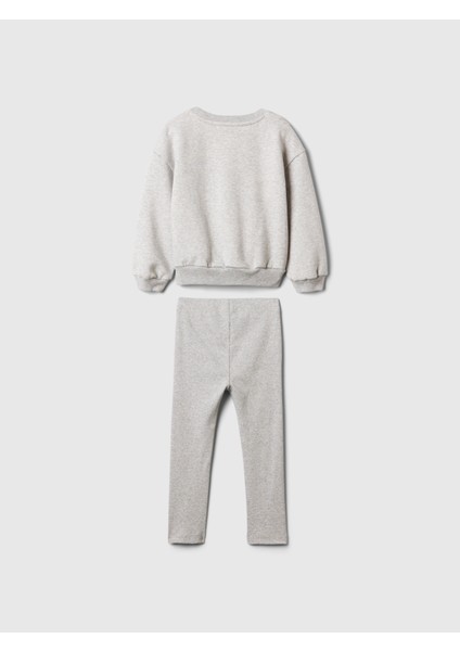 Kız Bebek Gri Gap Logo Vintage Soft Sweatshirt Set fiyatları